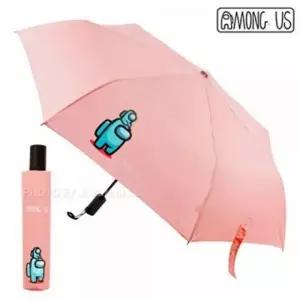 ( )어몽어스 미니어처 3단 완전자동우산-핑크