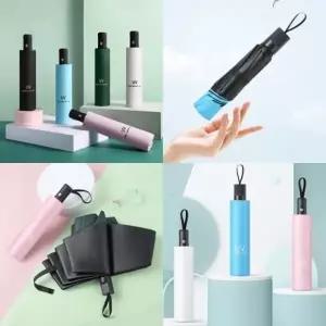 얇은 UV차단 3단 양우산 암막 여름 양산 자동 수동 접이식 미니 초소형 마이크로 휴대