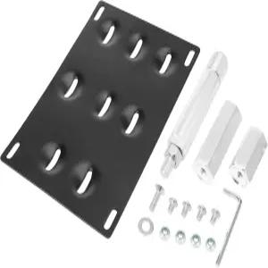 TUCKBOLD 자동차 앞 범퍼 견인 고리 번호판 장착 브래킷 홀더 도요타 야리스 올드 부품용 볼트 착용