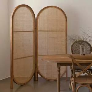 아치형가벽 파티션 칸막이 등나무 거실 양면 라운드 옷가게