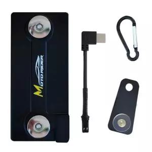 오토바이 자석 충전패드 핸드폰 조끼고리 부착