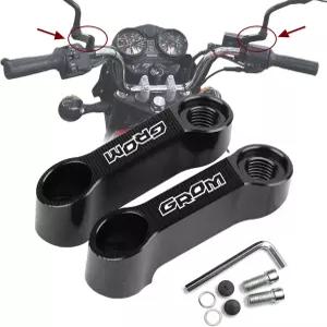 모터사이클 리어 뷰 미러 마운트 라이저 어댑터 익스텐더 브래킷 GROM MSX125 2025 125 MSX 2013-2024
