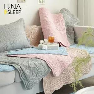 [와이드4인용]목화솜 자수퀼팅 통워싱 소파패드 1+1 세트(+멀티매...