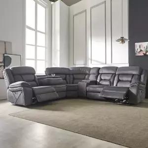 아도라퍼니처 프리미엄701 솔라원단 리클라이너 5인 코너형 소파세트