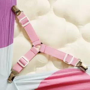 침대커버집게 1pcs 이불고정용 소파시트패드 밀림방지밴드