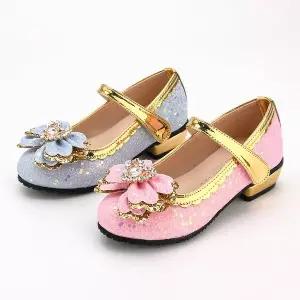 CL 07 키즈 주니어 학생 굽 여아구두