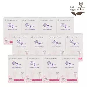 유기농 순면 유기농본 생리대 탐폰 레귤러 12P 12팩