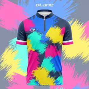 OLANE 볼링 전사유니폼 상의 (BLJS004) 네이비 [단체주문]