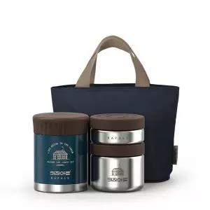 [키친아트] 라팔 캐빈 보온 죽통 도시락 세트 1080