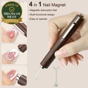 3 In 1 다기능 강력한 고양이 눈 자석 UV/LED 젤 네일 마그네틱 스틱 네일 아트 디자인 매니큐어 특수 도구