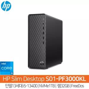 HP S01-PF3000KL 13세대i5-13400_(NVMe1TB_32GB)_FreeDos(OS없음)/HP컴퓨터/슬림PC/사무용PC/HH