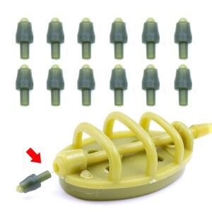[호환품]10개입 메소드 피더 낚시 액세서리 미끼 케이지 퀵 체인지 비즈 보일리 헤어 리그 커넥터 스위블