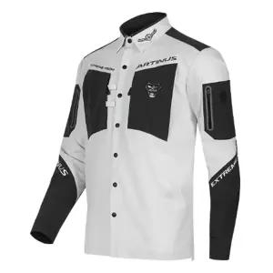 [아티누스] AD-503 파워스트레치 셔츠 (실버 화이트)