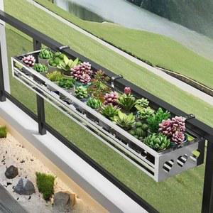 베란다 화분걸이 스텐 선반 관엽 걸이형 창문 관엽식물 꽃걸이 우드 3단 발코니 다육이