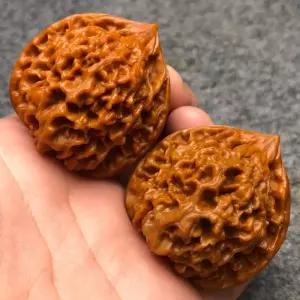 귀족호두 손바닥 지압 39mm쌍 마사지 손 가래호두