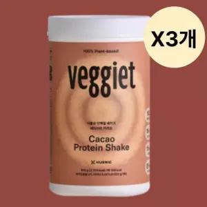 휴닉 비건 단백질 쉐이크 운동 헬스 카카오 810g X3개