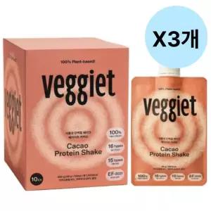 휴닉 카카오 단백질 쉐이크 파우치 운동 10입 X3개
