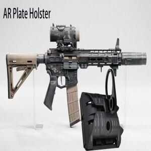 라이플 도구 총 홀스터 에어건 플레이트 AR10 AK47 HK416 M4 M16 에어소프트 파우치 사냥 서바이벌 액세서