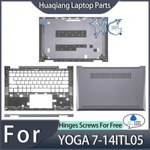레노버 요가 7-14ITL5 YOGA 14C ITL ACN 2021 LCD 뒷면 커버 하단 뚜껑 상단 Palmrest 노트북 주택 케이스