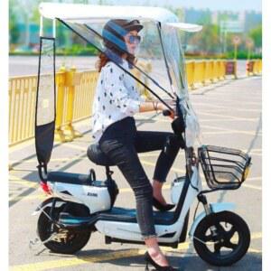 샤크팡전기자전거 캐노피 차종에 스크린 차양망 스쿠터 블랙F2Y 지붕 자전거지붕 블랙