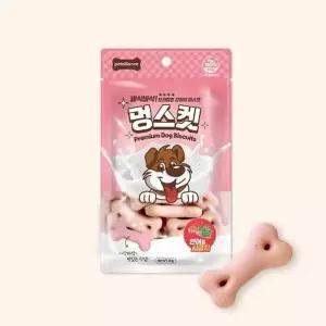 (20개묶음)멍스켓 강아지 비스켓(연어 시금치)40g