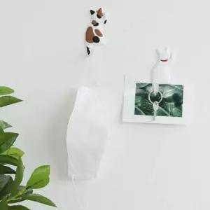 [골드스마일]귀여운 고양이 자석 행거 마스크 고양이 꼬리 행거 냉장고 현관