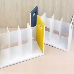 루맥스 4칸 책꽂이 손잡이책꽂이 책장정리함 책상위책꽂이 서류함책꽂이 책꽂이칸막이