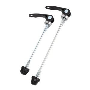 1쌍 스틸  알루미늄 합금 퀵 릴리즈 스커버 앞뒤 세트 설치가  자전거 26인치 휠