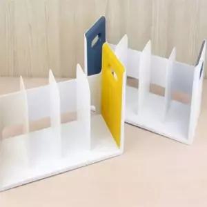 루맥스 4칸 책꽂이 손잡이책꽂이 책장정리함 책상위책꽂이 서류함책꽂이 책꽂이칸막이