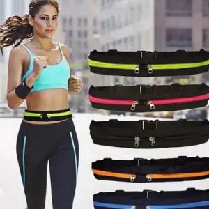 런닝 허리 가방 초경량 달리기 야간 스포츠 힙색 마라톤 휴대폰 벨트 트레킹 등산용 탄성 러닝