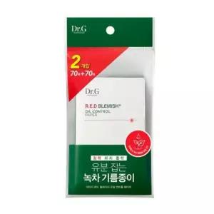 닥터지 70매 2개 레드 블레미쉬 오일 컨트롤 페이퍼 기름종이
