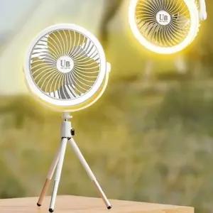 삼각대 LED 휴대용 선풍기 타프팬