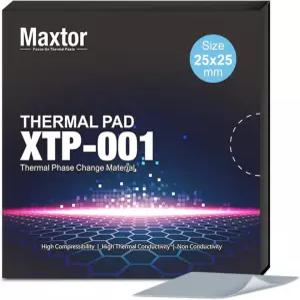 Maxtor XTP-001(25x25x0.25mm) 상변화 CPU 써멀 패드 22.5W/mK 고성능 소재 GPU PS5 스팀 덱 SSD 노트북용