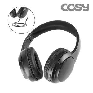 COSY 노이즈캔슬링 블루투스 헤드셋 유무선겸용 ANC 소음차단 휴대용 접이식 핸즈프리 통화 마이크
