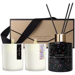 [플렌느] 방향제 인테리어 마블 디퓨저 소이캔들 선물세트