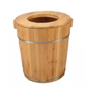 좌훈기 나무 좌훈의자 30CM 높이 훈증기 뜸방석 찜질기