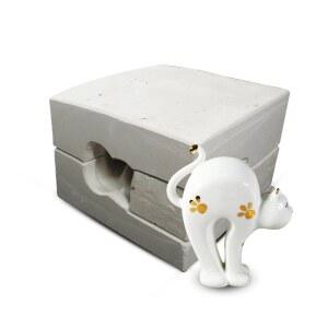 석고틀 슬립 팅 진흙 슬러리 몰딩 고양이 동물 그라우팅 세라믹 몰드