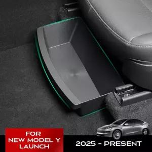 모델 Y 2025 슬라이딩 수납함 앞좌석 서랍형 콘솔박스 자동차 실내용 다용도 정리 보관함