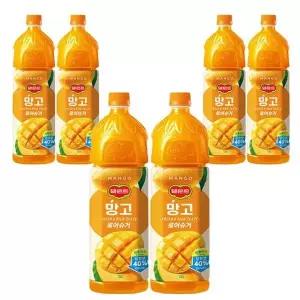 [셀러허브][롯데] 무료배송 델몬트 망고 1.5L x 6개 망고주스 (S9797051)
