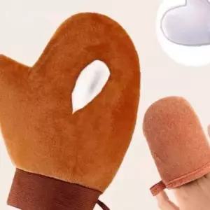 셀프태닝 바디케어 전용 벨벳 장갑 로션 크림 고르게 펴바르기 손 오염방지 화장