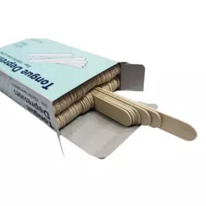 목설압자 100개입 1통 일회용 나무 설압자 혀누르개