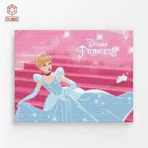 [아트박스]/아이러브페인팅 보석십자수 디즈니 신데렐라의 유리구두 40x50
