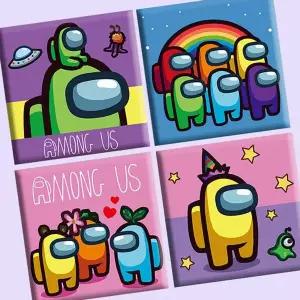 [아트박스]/아이러브페인팅 DIY 보석십자수 어몽어스 미니이젤 20x20