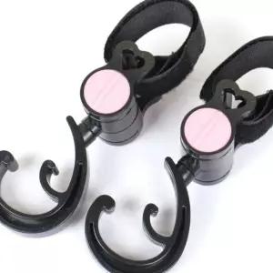 고품질 에코백걸이 비닐봉지 고리 찍찍이 탈부착 유모차악세서리 2P 유모차바퀴커버 (WFJHROZ)