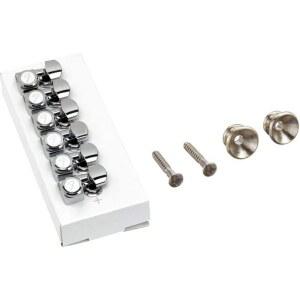 펜더 디럭스 버튼 튜너 스트랩 스태거드 빈티지 크롬 락킹 퓨어 기타