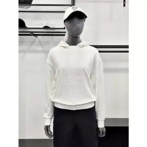 볼빅 여성 후드 우븐 포인트 티셔츠 VLTSP903_OW