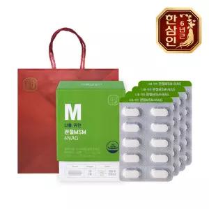 [농협홍삼] 한삼인 나를위한 관절MSMNAG 1,200mg 90정 4세트+쇼핑백