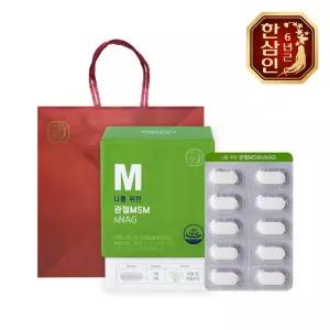 [농협홍삼] 한삼인 나를위한 관절MSMNAG 1,200mg 90정+쇼핑백