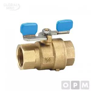 [골드스마일]G06W 2PC 황동볼밸브 나비핸들 클래스600(40K 170도) 1