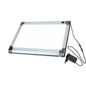 TBZ 일진)라이트박스 A3 MK-LED-BA3 실버) 소형라이트박스 캘리그라피라이트박스 라이트보드